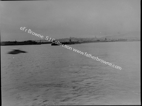 LOOKING BACK AT HARBOUR FROM SS SCOTIA